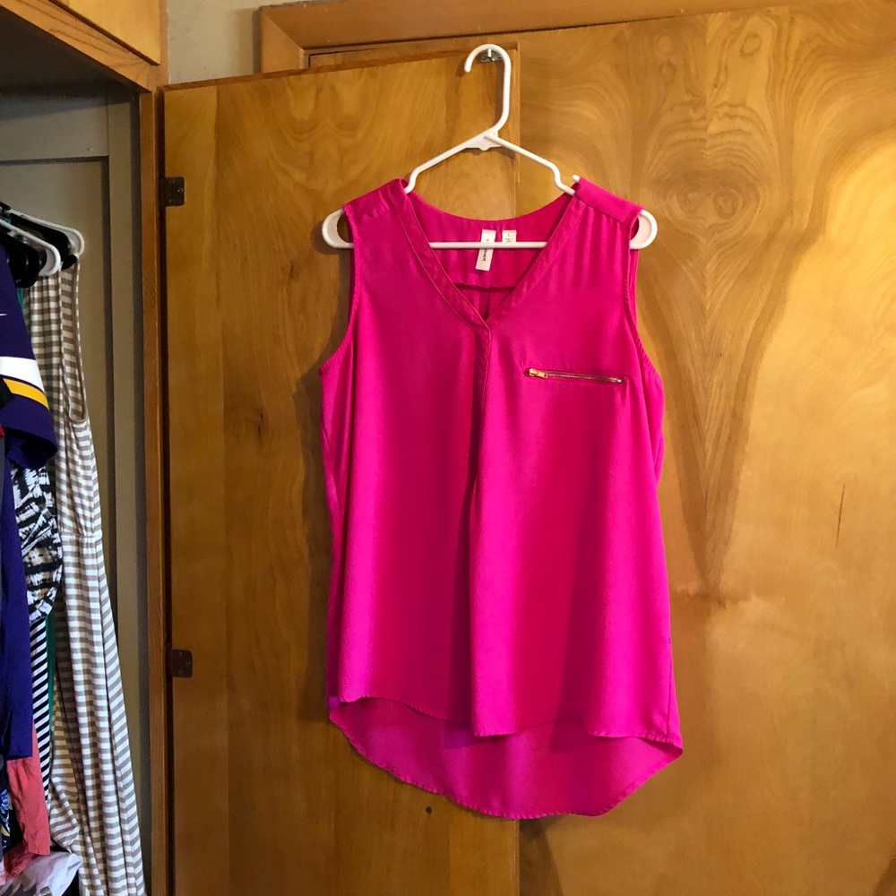 Tank top from gordmans zipper